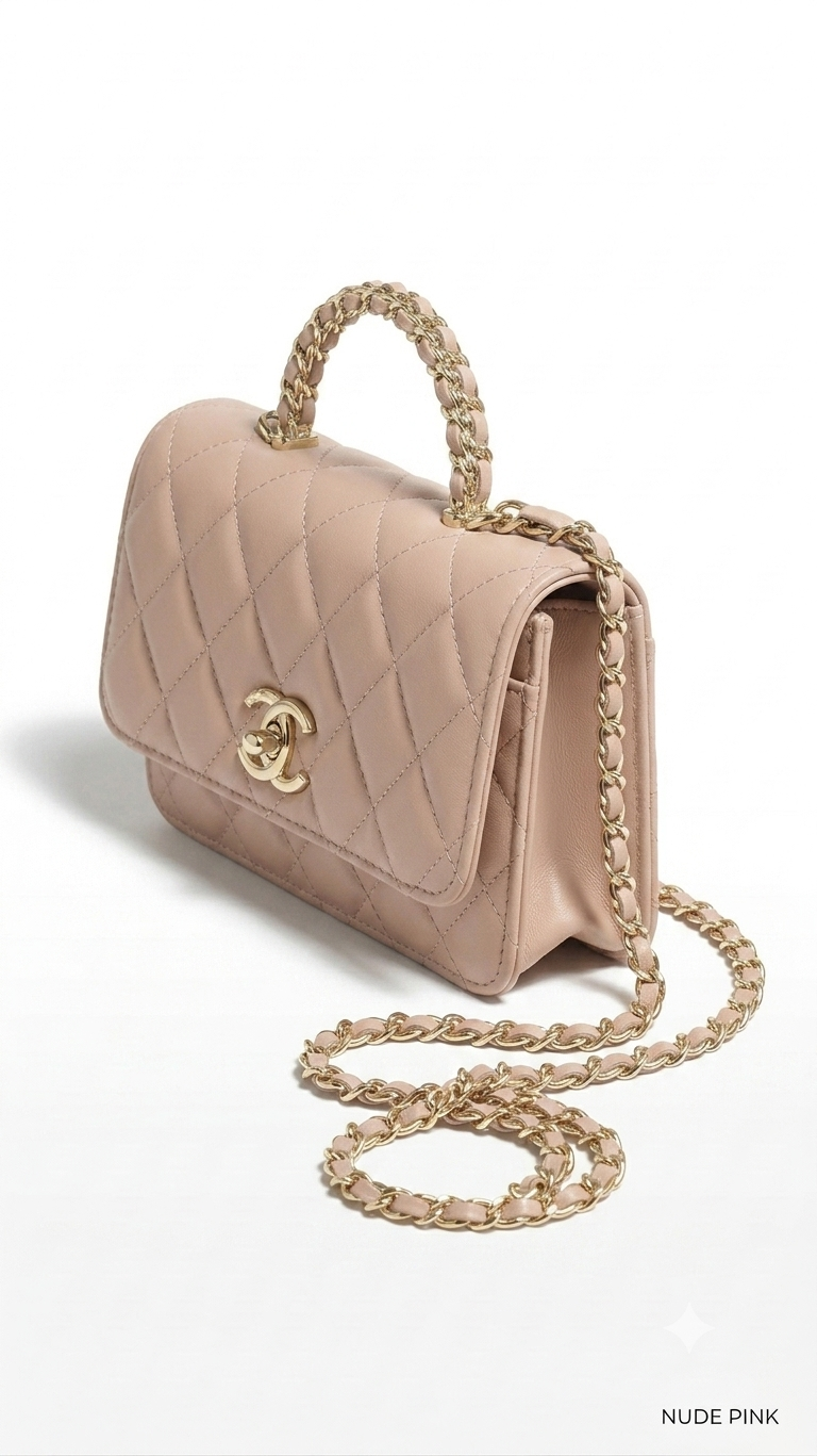 Chanel Mini Top Handle Flap Bag