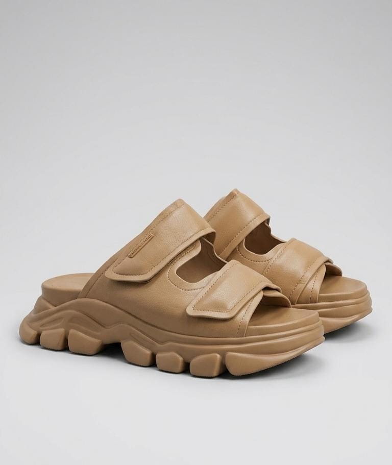 Chunky Leather Mules