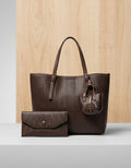 Woven Tote & Clutch Set