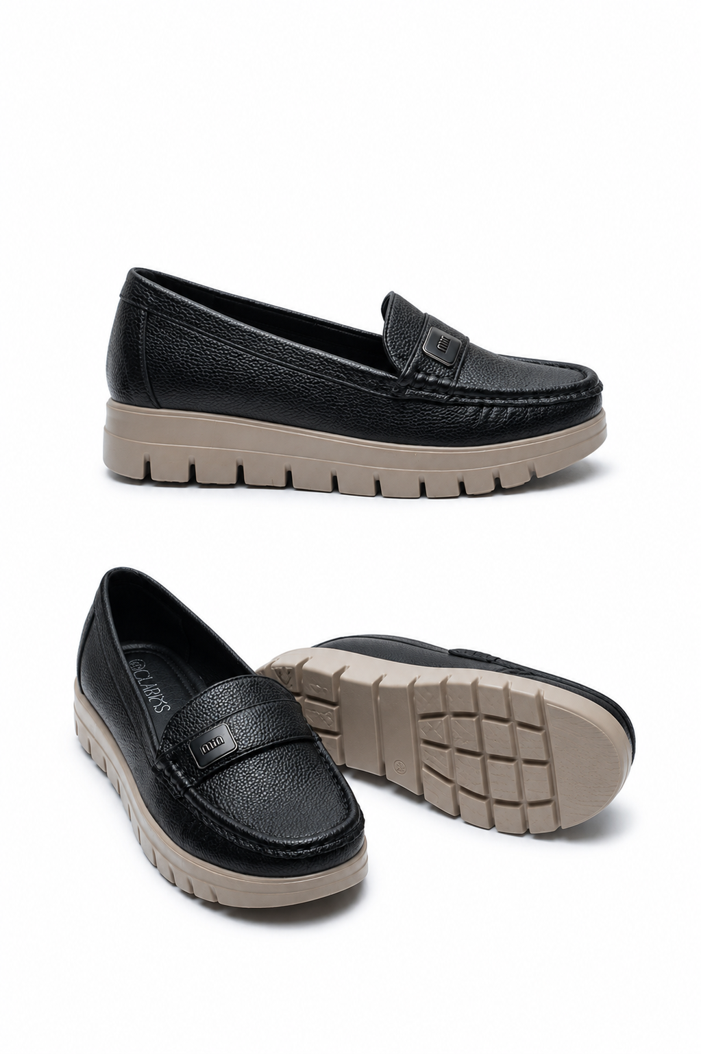 My Clarks Pebble Leather Penny Loafer
