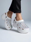 Sparkle Platform Clogs