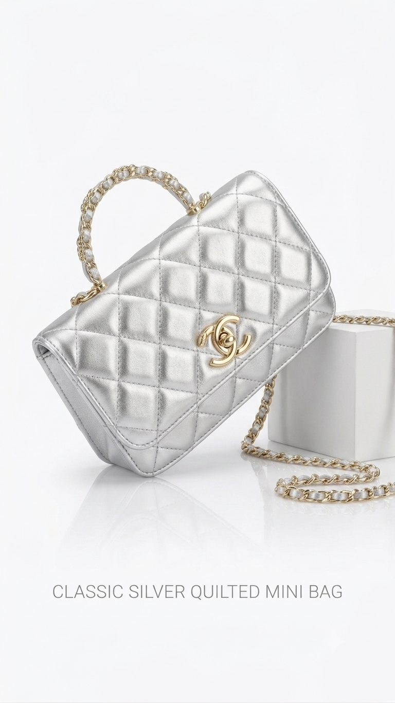 Chanel Mini Top Handle Flap Bag