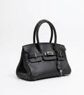 Textured Leather Handbag