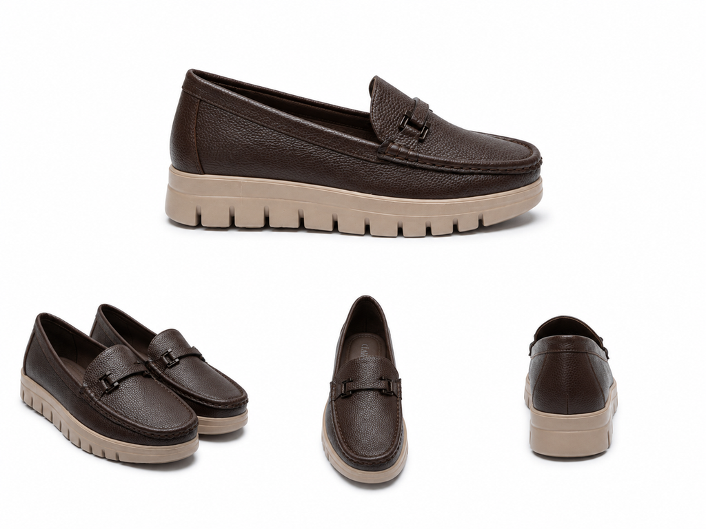 My Clarks Pebble Leather Penny Loafer