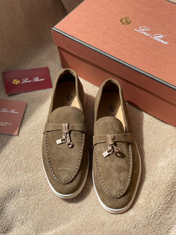 Loro Piana Charms Walk Suede Loafers
