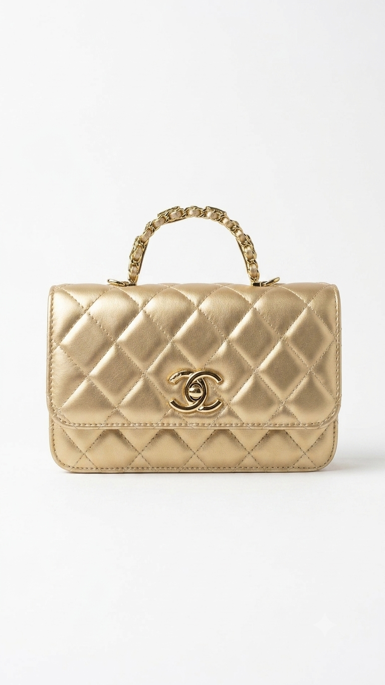 Chanel Mini Top Handle Flap Bag