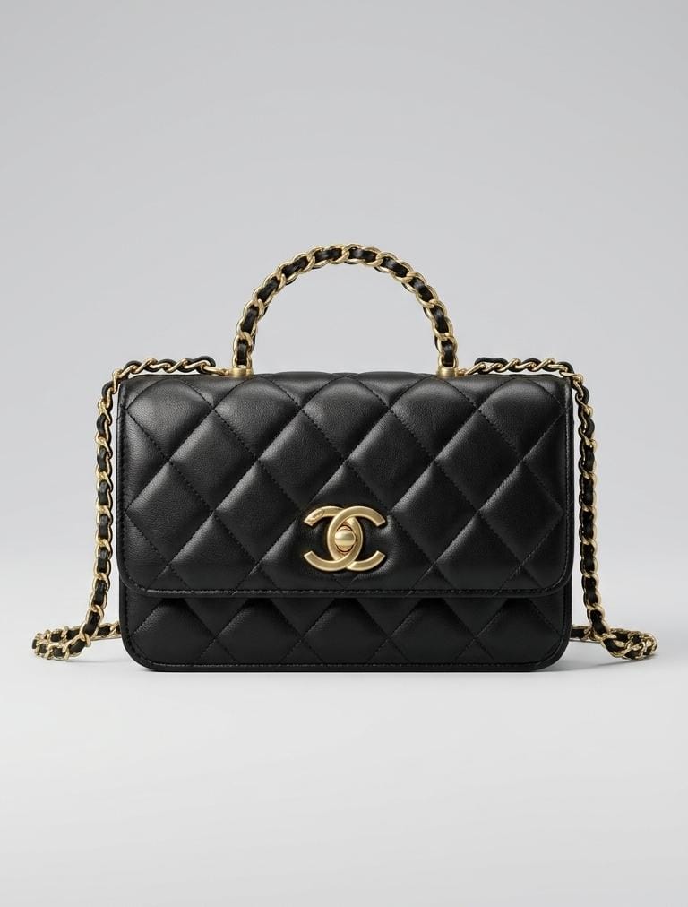 Chanel Mini Top Handle Flap Bag